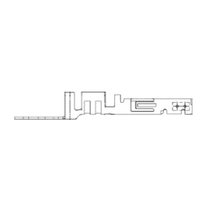 23-13661-700 TERMINAL-FEMALE,MF3.0,GOLD PLATED,0.35-0