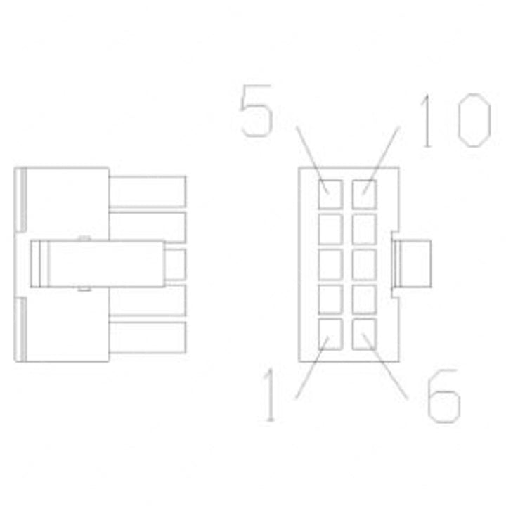 23-13662-003 PLUG-10CAV,MF3.0,MOL 43025-1000