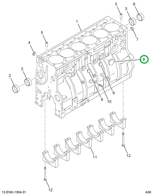 23623R1 PLUG  1-1/4 CUP