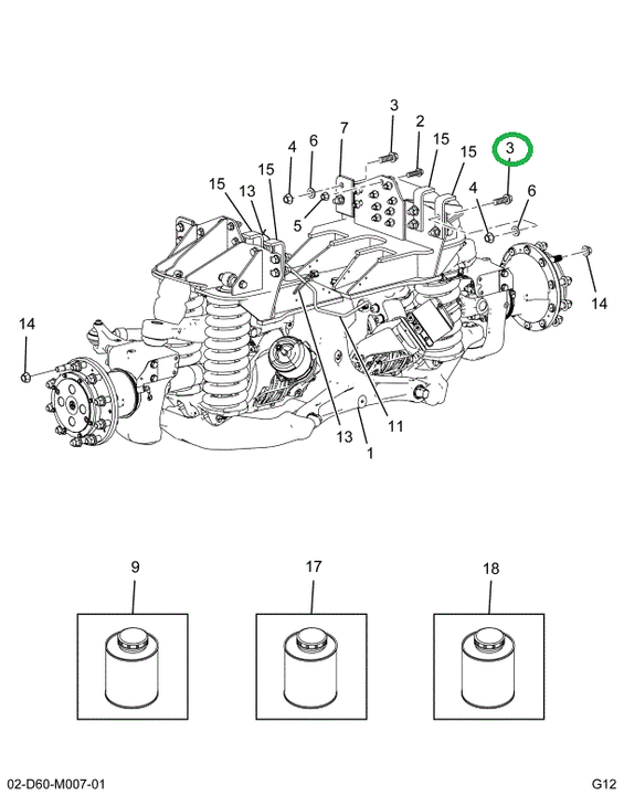 23853R1 Bolt Hexagon Head 3/4-10 X 3 G