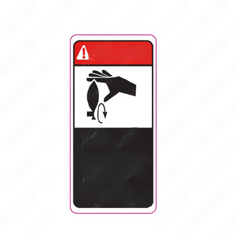 24-00662-003 LABEL-DANGER,AUTO FAN,