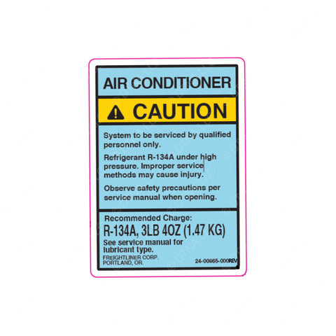 24-00665-027 LABEL-ENGLISH 4LB,8OZ,R-134A