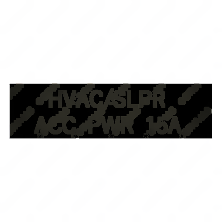 24-00689-025 LABEL-PDM,ACC PWR 15A,