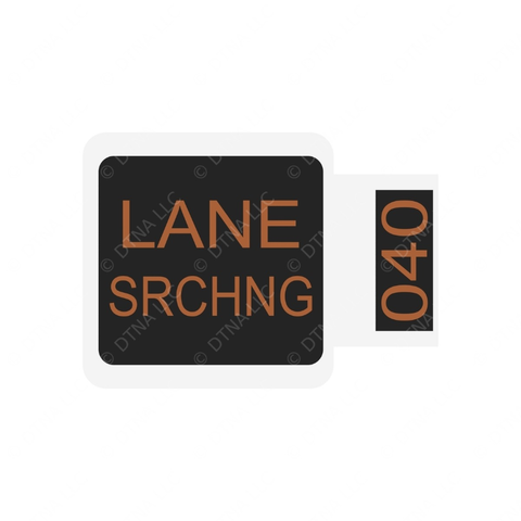 24-01347-040 LENS-INDICATOR/WARNING LAMP,LEGEND-LANE