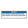 24-01394-000 LABEL-FRONT TOW GLADHA