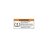24-01422-000 LABEL-VALVE STEM WARNING