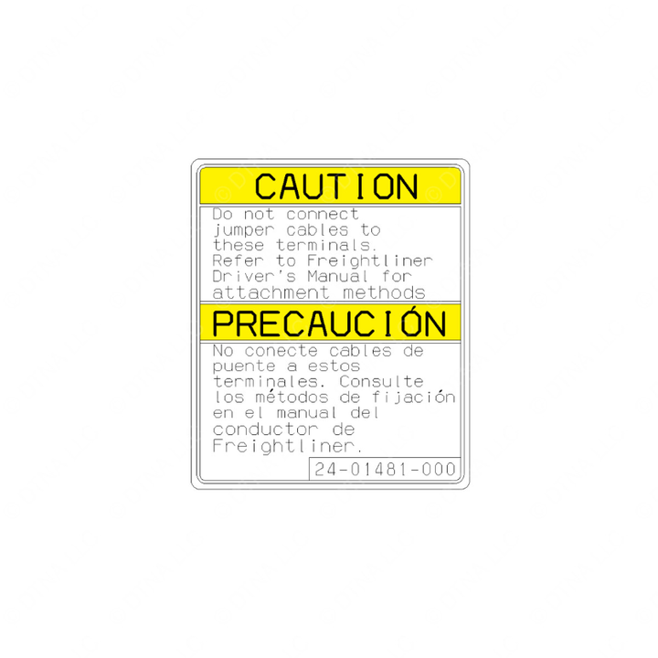 24-01481-000 PDM CAUTION LABEL