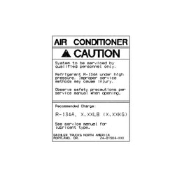 24-01504-048 ENGLISH:R-134A 5.00LB(2.27KG)