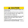 24-01691-000 LABEL-CAUTION,IN-CAB BATTERIES