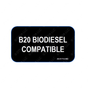 24-01714-000 LABEL-FUEL/OIL TANK- B20 COMPATIBLE