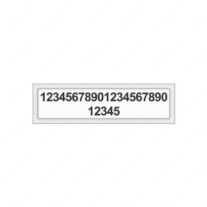 24-01805-005 LABEL-HARNESS,WHITE,12.7MM