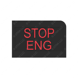 24-01840-017 LEGEND -INDICATOR, STOP ENG
