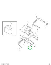 24621R1 BOLT  3/8 X 2-1/4 PHC TYPE 8