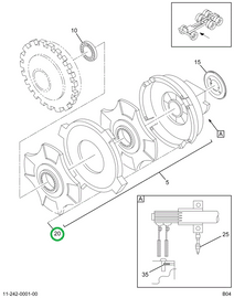 24854R1 Bolt, 7/16 X 2-3/4 Phc Type8