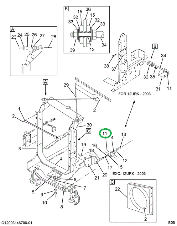 24865R1 BOLT HH 1/2-13X2-1/4 PHC TYPE