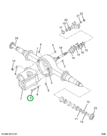 24880R1 BOLT HH 5/8-11X3-1/2 PHC TYP 8