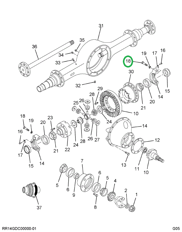 24895R1 BOLT HH 3/4-10X4-1/2 PHC TYP 8