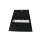 24X36BKWF MUDFLAP-BLACK 3/16 36 KW BAR WHITE