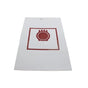 24X36WKWB MUDFLAP-WHITE 3/16 36 KW BUG RED