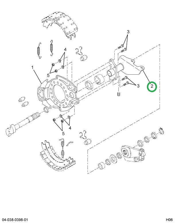 2500112C91 BRACKET BRK CAMSHAFT & CHAMBER