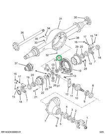 2500155C1 WASHER-THRUST DIFF SIDE GR
