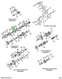 2500218C1 GEAR MASHFT 5TH SPEED