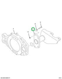 2500280C91 BRACKET BRK CAMSHAFT & CHAMBER
