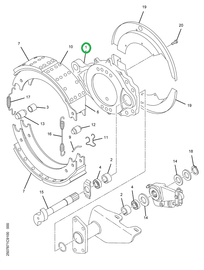 2500417C91 SPIDER BRAKE W/BUSH & SEAL