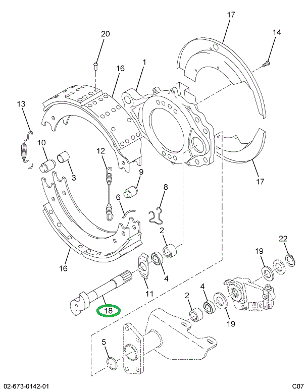 2500418C1 CAMSHAFT BRAKE