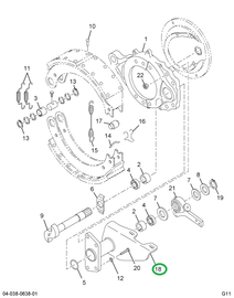 2500619C91 BRACKET BRK CAMSHAFT & CHAMBER