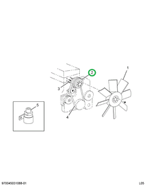 2500663C91 HUB FAN DRIVE PULLEY