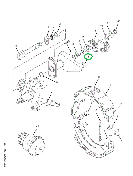 2500683C91 BRACKET BRK CAMSHAFT & CHAMBER