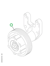 2500879C91 HUB ASSY  FAN DRIVE PULLEY