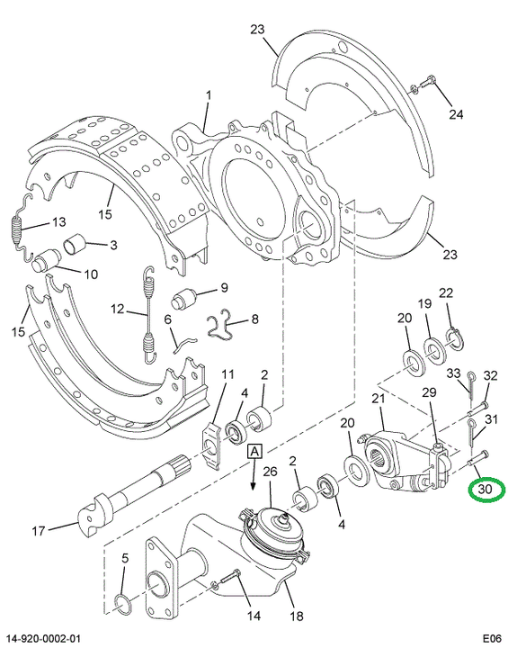 2501009C1 PIN SLACK ADJUSTER