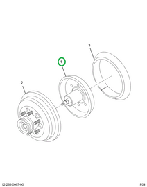 2501020C91 HUB FAN DRIVE PULLEY