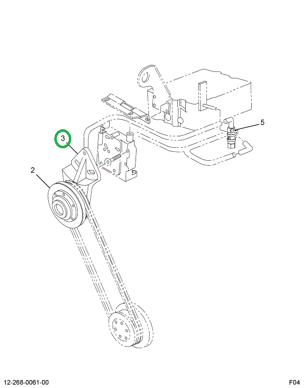 2501127C91 HUB FAN DRIVE PULLEY