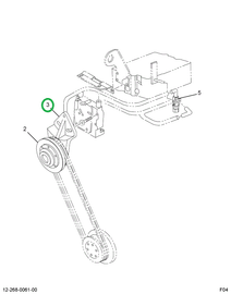 2501127C91 HUB FAN DRIVE PULLEY