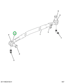 2501209C91 END ASM VERT LINK-SHORT