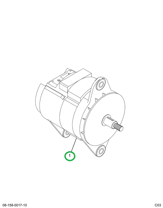 2501375C91 Rotor, Alternator