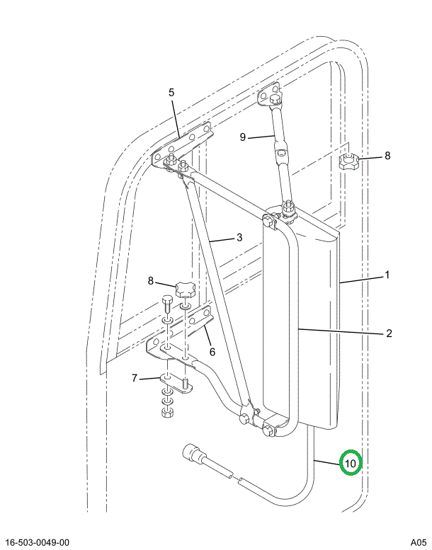 2501415C91 Harness, Elect, Mirror