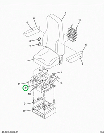 2501437C91 SPRING AIR SEAT