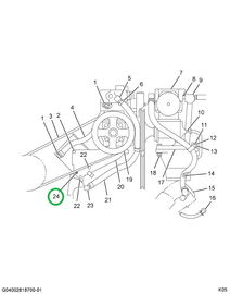 25014R1 RING O 7/8 X 1 CLASS 5 SEAL