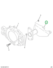 2501655C91 BRACKET BRK CAMSHAFT & CHAMBER