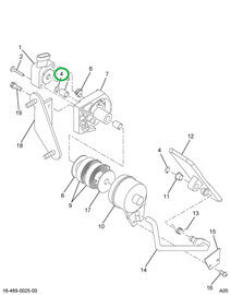 2501864C1 RING ACCEL PEDAL RETAINING