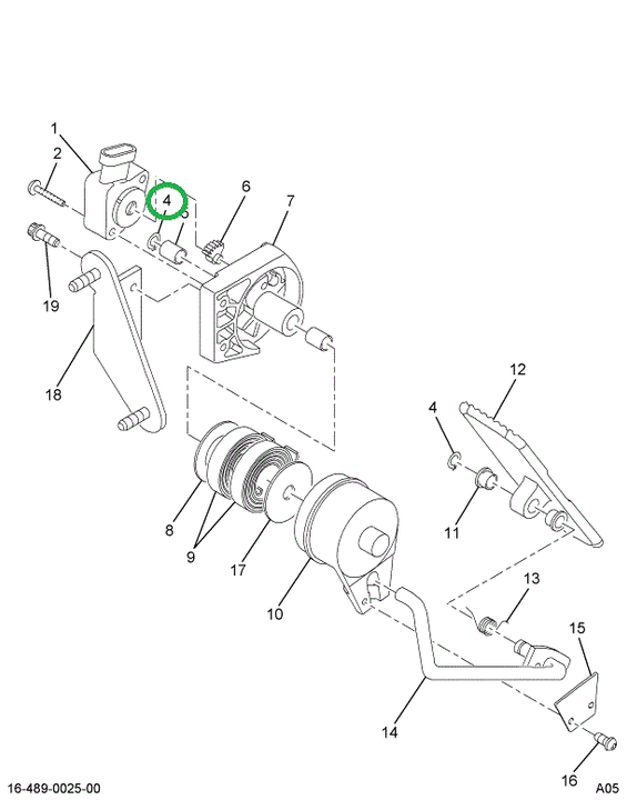 2501864C1 RING ACCEL PEDAL RETAINING