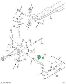 2502077C1 ARM STRG TIE ROD LT 02ADC