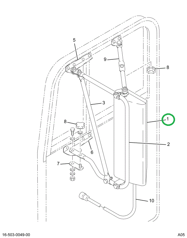 2502169C91 HEAD MIR HTD & MTRZD LH