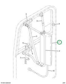 2502169C91 HEAD MIR HTD & MTRZD LH
