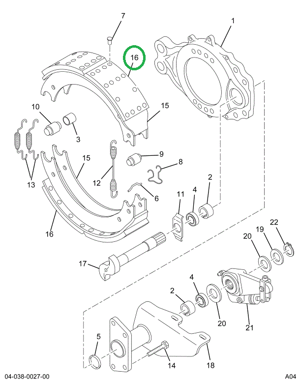 2502419C91 Bracket, Camshaft And Chamber,