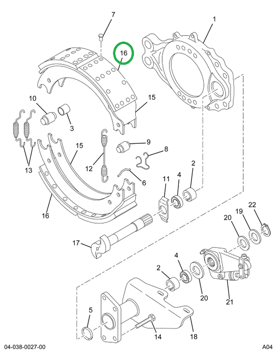 2502419C91 Bracket, Camshaft And Chamber,